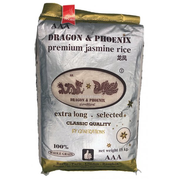 Jasmin Rice (Dragon & Phoenix) 18 kg.