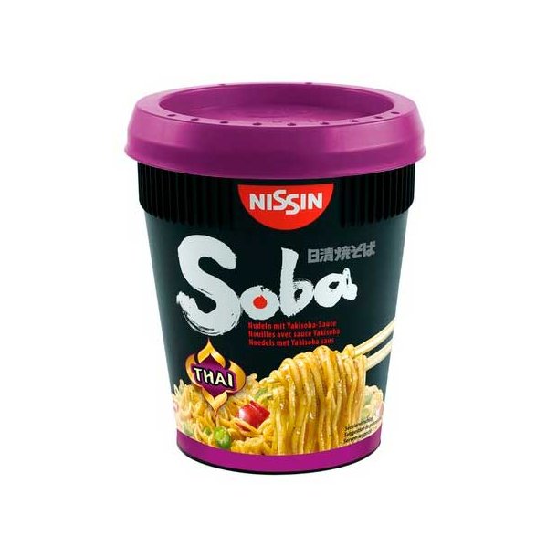 Soba Cup Noodles, Thai Curry (Nissin) 87gr.