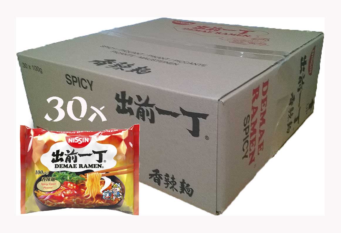 Ramen Spicy (Nissin) 30 x 100gr.