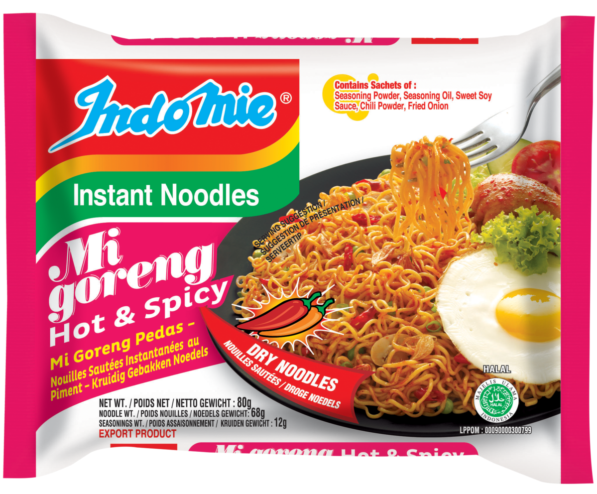 Indomie - Mi Goren Pedas (HOT) 1 ks. 40x80gr.