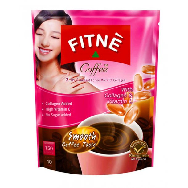 Instant Coffee Mix w/Collagen (Fitné) - 10x 15gr.