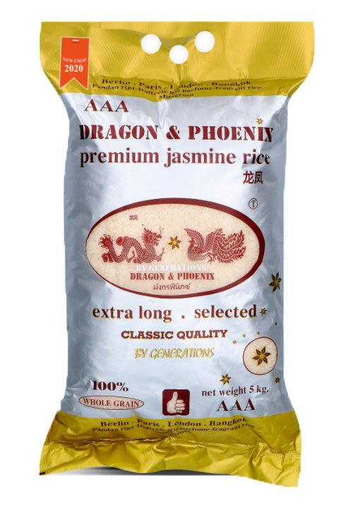 Jasmin Rice (Dragon & Phoenix) 5 kg.